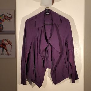 Torrid Purple Blazer with Pockets